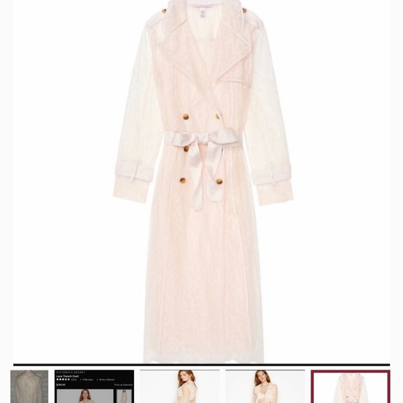 Beautiful Lace Trench-coat XS/S - Picture 2 of 3